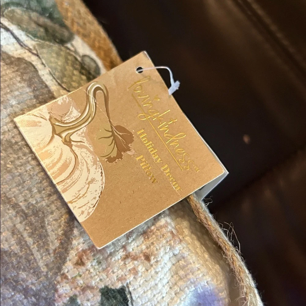 Autumn Harvest Pumpkin Pillow